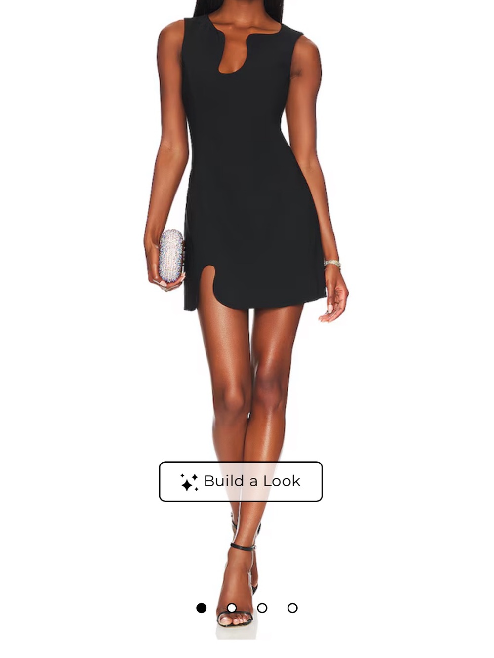 Amanda Uprichard Black Sleeveless Mini Sheath Dress - Small - Picture 7 of 7
